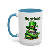 Load image into Gallery viewer, Repticon Accent Coffee Mug /w Snake
