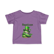 Load image into Gallery viewer, Repticon Infant Fine Jersey Tee w/ Snake
