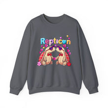 Load image into Gallery viewer, Repticon Unisex Heavy Blend™ Crewneck Sweatshirt w/ Valentine Tortoises

