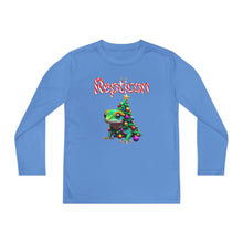 Load image into Gallery viewer, Repticon Youth Long Sleeve Competitor Tee w/ Gecko Christmas Tree
