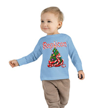 Load image into Gallery viewer, Repticon Toddler Long Sleeve Tee w/ Candy Cane Christmas Tree
