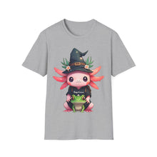 Load image into Gallery viewer, Repticon Unisex Softstyle T-Shirt w/ Axolotl
