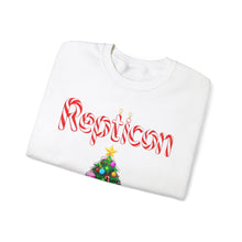 Load image into Gallery viewer, Repticon Unisex Heavy Blend™ Crewneck Sweatshirt w/ Candy Cane Snake Christmas Tree
