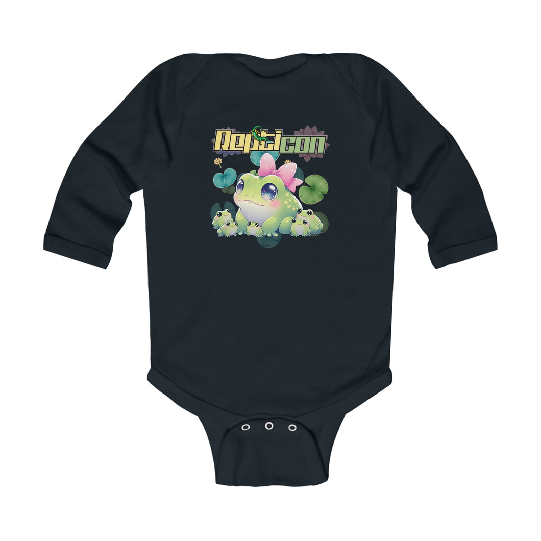 Copy of Copy of Repticon Infant Long Sleeve Bodysuit w/ Black Snake