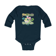 Load image into Gallery viewer, Copy of Copy of Repticon Infant Long Sleeve Bodysuit w/ Black Snake

