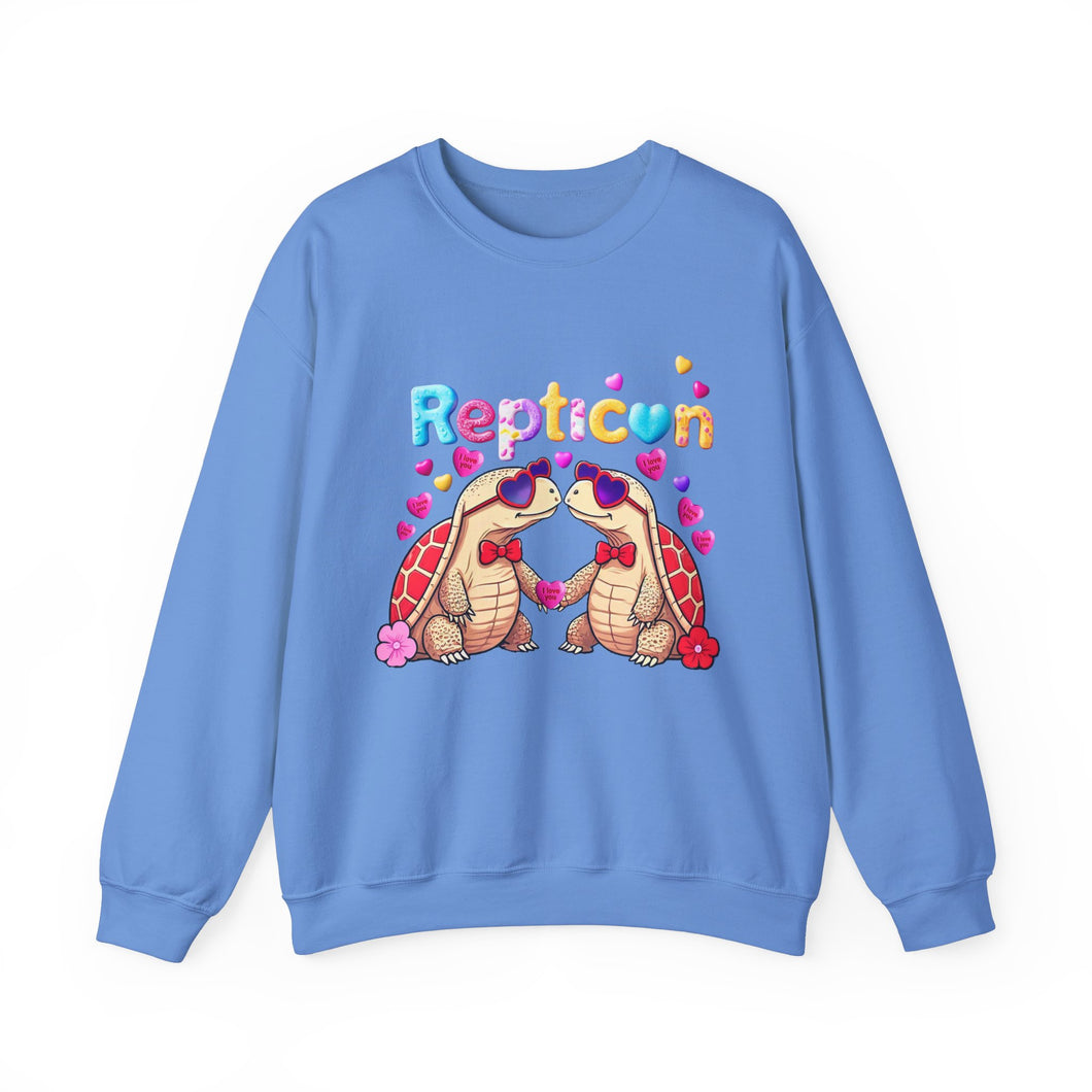 Repticon Unisex Heavy Blend™ Crewneck Sweatshirt w/ Valentine Tortoises