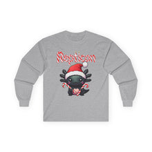Load image into Gallery viewer, Repticon Unisex Ultra Cotton Long Sleeve Tee w/ Axolotl Santa
