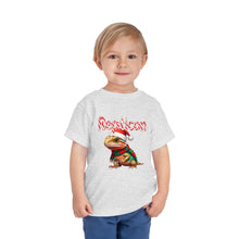 Load image into Gallery viewer, Repticon Toddler Short Sleeve Tee w/ Bearded Dragon Santa
