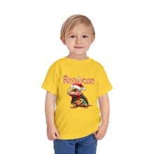 Load image into Gallery viewer, Repticon Toddler Short Sleeve Tee w/ Bearded Dragon Santa
