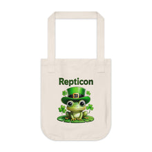 Load image into Gallery viewer, Repticon Organic Canvas Tote Bag w/ Frog

