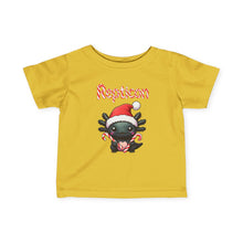 Load image into Gallery viewer, Repticon Infant Fine Jersey Tee w/ Axolotl Santa
