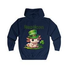 Load image into Gallery viewer, Repticon Unisex Full Zip Hoodie w/ Axolotl
