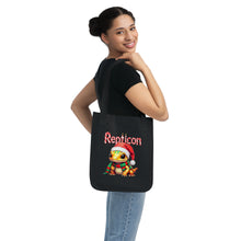 Load image into Gallery viewer, Repticon Organic Canvas Tote Bag w/ Amphibian Santa
