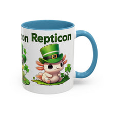 Load image into Gallery viewer, Repticon Accent Coffee Mug w/ St. Patrick&#39;s Day

