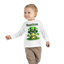 Load image into Gallery viewer, Repticon Toddler Long Sleeve Tee w/ Frog
