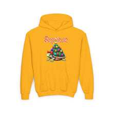 Load image into Gallery viewer, Repticon Youth Heavy Blend Hooded Sweatshirt w/ Tortoise Christmas Tree
