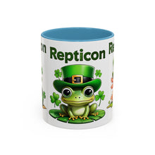 Load image into Gallery viewer, Repticon Accent Coffee Mug w/ St. Patrick&#39;s Day

