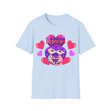 Load image into Gallery viewer, Repticon Unisex Softstyle T-Shirt w/ Valentine Crested Geckos

