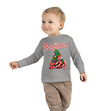 Load image into Gallery viewer, Repticon Toddler Long Sleeve Tee w/ Candy Cane Christmas Tree
