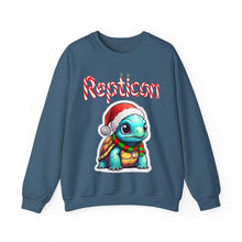Load image into Gallery viewer, Repticon Unisex Heavy Blend™ Crewneck Sweatshirt w/ Tortoise Santa
