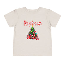 Load image into Gallery viewer, Repticon Toddler Short Sleeve Tee w/ Candy Cane Christmas Tree
