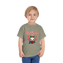 Load image into Gallery viewer, Repticon Toddler Short Sleeve Tee w/ Axolotl Christmas Tree
