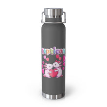 Load image into Gallery viewer, Repticon 22oz Vacuum Insulated Bottle w/ Valentine Axolotls
