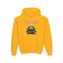 Load image into Gallery viewer, Repticon Youth Heavy Blend Hooded Sweatshirt w/ Toad Christmas Tree
