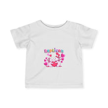 Load image into Gallery viewer, Repticon Infant Fine Jersey Tee w/ Valentine Axolotls
