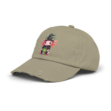 Load image into Gallery viewer, Repticon Unisex Distressed Cap w/ Axolotl

