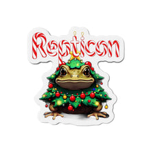 Load image into Gallery viewer, Repticon Die-Cut Magnets w/ Toad Christmas Tree
