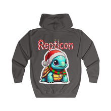 Load image into Gallery viewer, Repticon Unisex Full Zip Hoodie w/ Tortoise Santa
