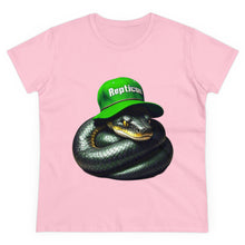 Load image into Gallery viewer, Repticon Women&#39;s Midweight Cotton Tee w/ Black Python
