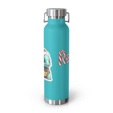 Load image into Gallery viewer, Repticon Copper Vacuum Insulated Bottle, 22oz w/ Tortoise Santa
