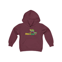 Load image into Gallery viewer, Repticon Youth Heavy Blend Hooded Sweatshirt w/ Red Eyed Tree Frog
