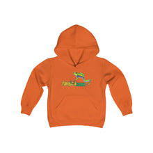 Load image into Gallery viewer, Repticon Youth Heavy Blend Hooded Sweatshirt w/ Red Eyed Tree Frog
