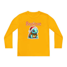 Load image into Gallery viewer, Repticon Youth Long Sleeve Competitor Tee w/ Tortoise Santa
