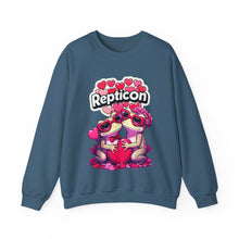 Load image into Gallery viewer, Repticon Unisex Heavy Blend™ Crewneck Sweatshirt w/ Valentine Toads
