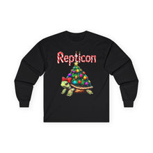 Load image into Gallery viewer, Repticon Unisex Ultra Cotton Long Sleeve Tee w/ Tortoise Christmas Tree
