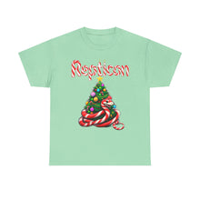 Load image into Gallery viewer, Repticon Unisex Heavy Cotton Tee w/ Candy Cane Christmas Tree
