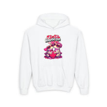 Load image into Gallery viewer, Repticon Youth Heavy Blend Hooded Sweatshirt w/ Valentine Toads
