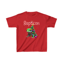 Load image into Gallery viewer, Repticon Kids Heavy Cotton™ Tee w/ Gecko Christmas Tree
