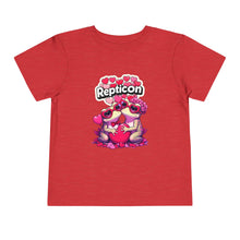 Load image into Gallery viewer, Repticon Toddler Short Sleeve Tee w/ Valentine Toads
