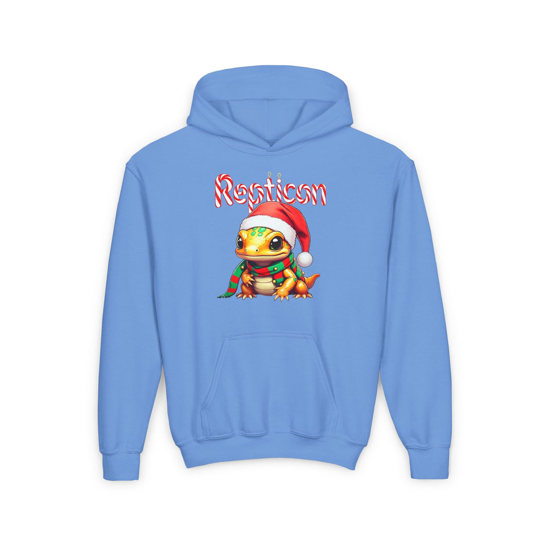 Repticon Youth Heavy Blend Hooded Sweatshirt w/ Amphibian Santa