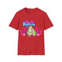 Load image into Gallery viewer, Repticon Unisex Softstyle T-Shirt w/ Valentine Frogs

