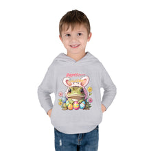 Load image into Gallery viewer, Repticon Toddler Pullover Fleece Hoodie w/ Easter Frog
