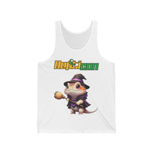 Load image into Gallery viewer, Repticon Unisex Jersey Tank w/ Bearded Dragon Witch
