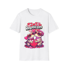 Load image into Gallery viewer, Repticon Unisex Softstyle T-Shirt w/ Valentine Toads
