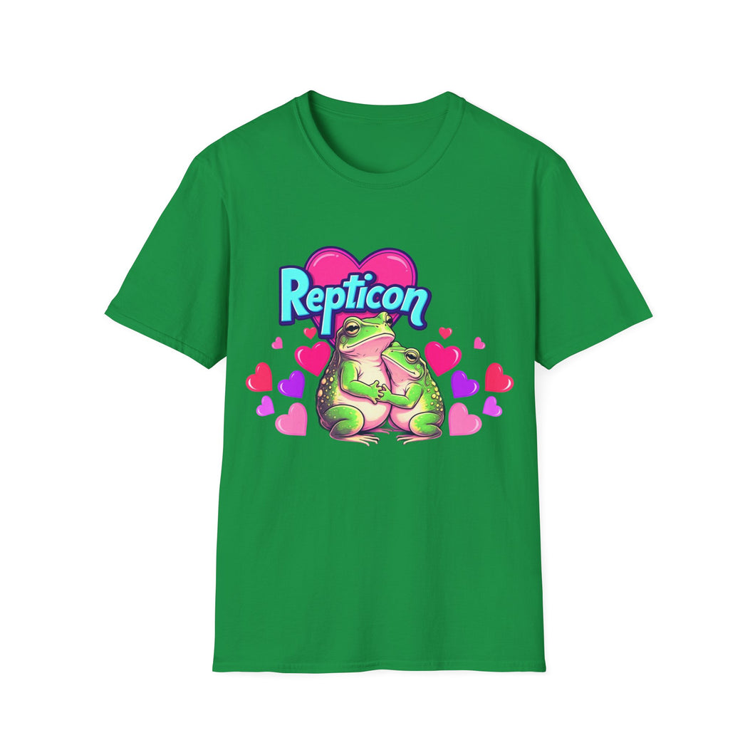 Repticon Unisex Softstyle T-Shirt w/ Valentine Frogs