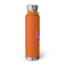 Load image into Gallery viewer, Repticon Copper Vacuum Insulated Bottle, 22oz w/ Valentine Snakes
